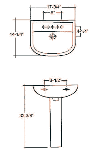 Height Of Pedestal Sink
