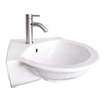 Evolution corner wall hung sink