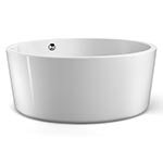 Small round Wilshire freestanding tub