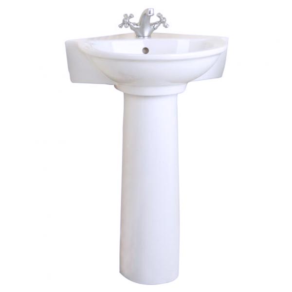 Barclay Evolution Corner Pedestal Lavatory Sink