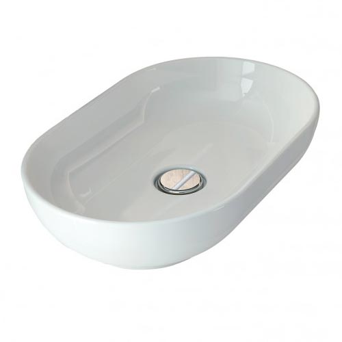 Rectangular White Porcelain Vessel Bathroom Sink Np 01321 Novatto