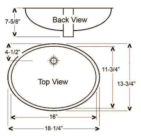 basin wash oval lavatory bathroom undercounter sinks porcelain rosa plumbingsupply barclay