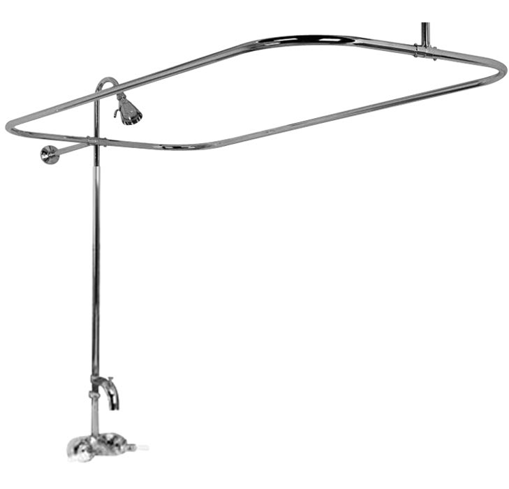 clawfoot tub shower attachment