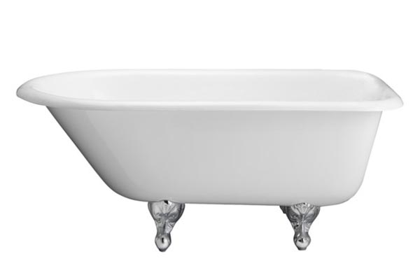 Barclay Brocton/Cadmus cast iron roll top clawfoot tub