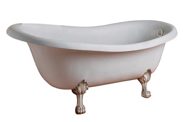 Barclay Kirkland cast iron slipper style clawfoot tub