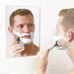 clear shower mirror