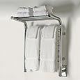 Towel warmer with shelf