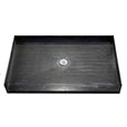 Barrier-free tile-ready shower pan