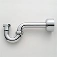 Designer finish P-trap