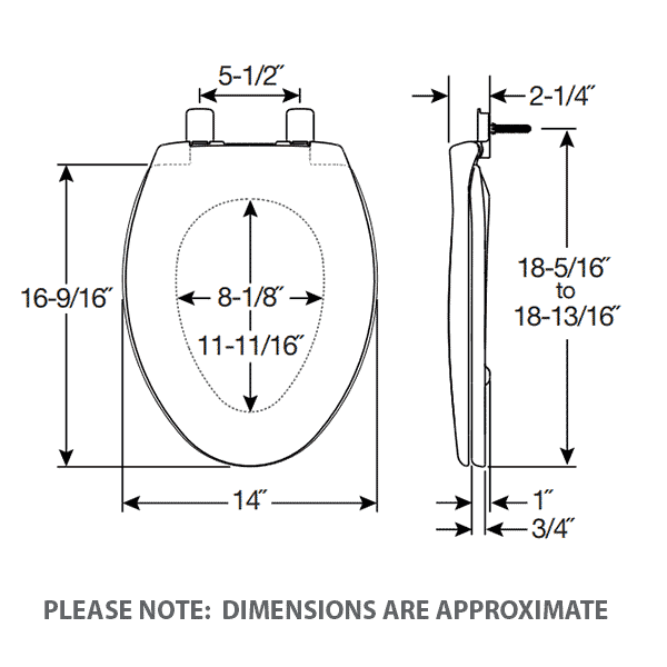 What is an elongated toilet?