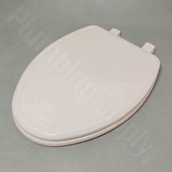 Mansfield Wood White Round Soft Close Toilet Seat