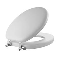 Padded toilet seat