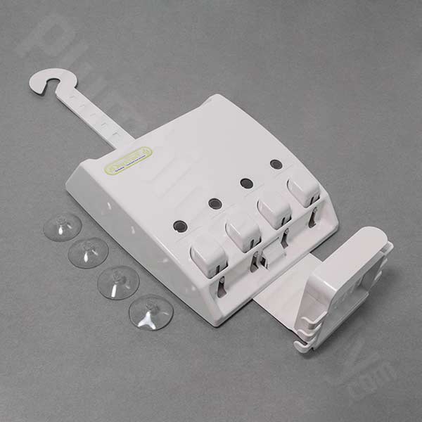 The convenient shower caddy dispenser with top self, soap dish, hooks