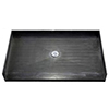 Barrier-free shower drain pan