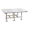 Bariatric folding shower bench