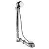 Brass cable operated tub drain