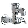 Single hole service sink faucet