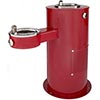 Chilled pedestal fountain