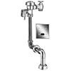 Concealed urinal valve