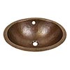 Undermount copper lavatory sink