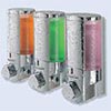 Image of shower soap and lotion dispensers