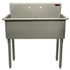 Stainless steel double bowl sink