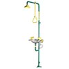 Emergency shower/eye wash combination