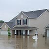 Flooded home