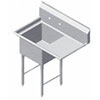 NSF listed single bowl kitchen sink