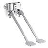 Hospital foot valve