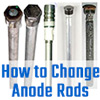 Changing a water heater anode rod
