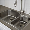 Nantucket stainless steel drop-in kitchen sink