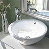 Nantucket designer porcelain bathroom sink