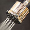 Relaxing nebulizing mist shower head