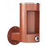 Outdoor wall mounted bottle filler
