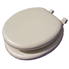 Padded toilet seat