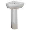 Pedestal lavatory sink