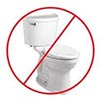 Preventing clogged toilets