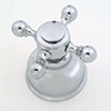 Retro cross handle shower valve