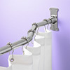 Offset shower rod