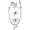 Designer Sereno collection tub and shower set