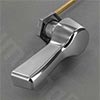Toilet tank lever