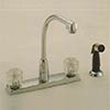 Valley two handle kitchen faucet