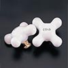 Old-fashioned porcelain cross faucet handles