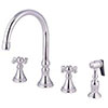 Widespread kitchen faucet