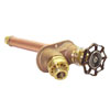 Example of a Woodford Model 25 freezeless wall faucet