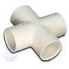 PVC cross fitting