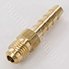 Brass Barbed Male Flare Adapters