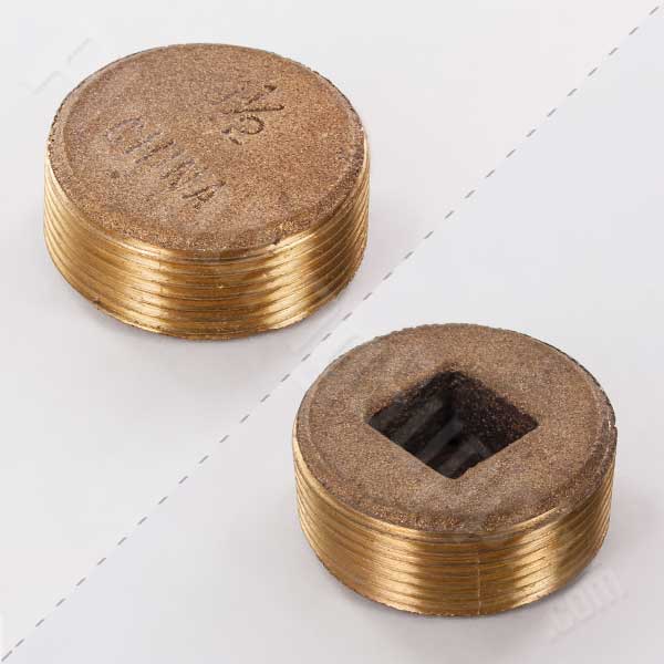 Brass Flush Plug Brass fitting flush plug
