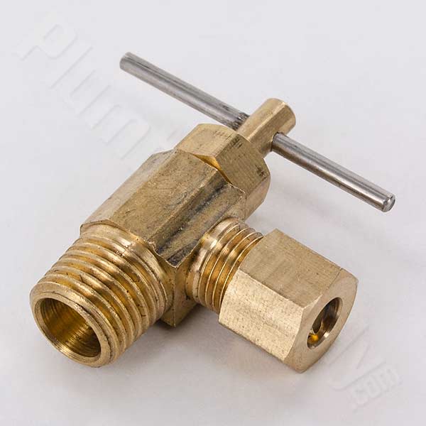 angle style brass needle valve